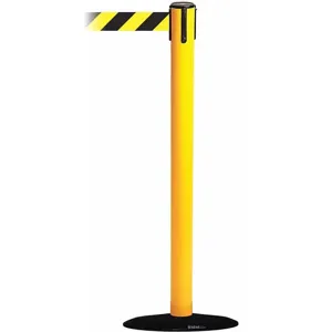 TENSABARRIER 889B-33-35-MAX-NO-D4X-C Barrier Post, With Belt, 38 Inch H, 13 Feet Length | CD3XCH 20YK51