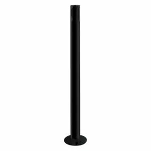 TENSABARRIER 889R-33-33-RCV Single Belt Receiver Post, 36 1/2 Inch Height, Mild Steel, Black, 2 1/2 Inch Post Dia | CU6JMB 30RF44