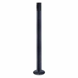 TENSABARRIER 889R-33-89-RCV Single Belt Receiver Post, 36 1/2 Inch Height, Mild Steel, Black Wrinkle | CU6JMA 30RF45