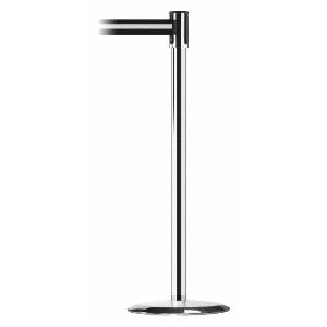 TENSABARRIER 890U-1P-1P-1P-STD-NO-S3X-C Indoor Chrome Portable Post Height 40 In | AA9FLD 1CWN3