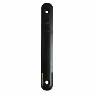 TENSABARRIER 898-P Wall Receiver, Black, Unfinished, 6 Inch Height, 1 1/2 Inch Width | CU6JKK 54EE41