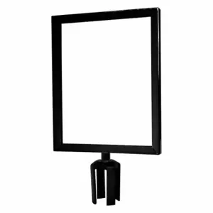 TENSABARRIER FRAME-HDSC-33-1114HD-V Sign Frame, Black | CU4TMQ 30RH47