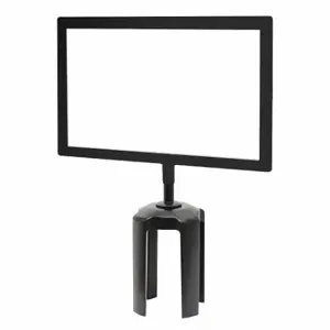 TENSABARRIER FRAME-HDSC-33-8511HD-H Sign Holder, Black | CU6JLX 54EE47