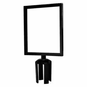 TENSABARRIER FRAME-HDSC-33-8511HD-V Sign Frame, Black | CU4VJW 30RH46