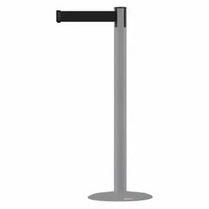 TENSABARRIER MARINEPOST-36-MAX-NO-B9X-C Barrier Post With Belt, Stainless Steel, 38 Inch Post Height, 2 1/2 Inch Post Dia | CU6HNL 22RT89