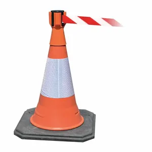 TENSABARRIER TC114-30-MAX-NO-D3X-C Tensacone Topper(R) Height 9 Inch Orange | AA9FLC 1CWN1