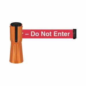 TENSABARRIER TC114-30-MAX-NO-RIX-C Retractable Barrier Tape, Do Not Enter, 3/4 ft Height, Red/White, 9 Inch Belt Height | CU6JKL 54EE54