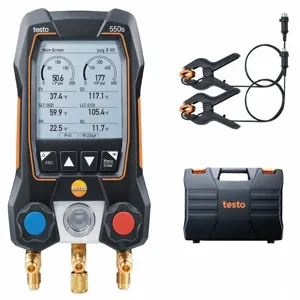 TESTO 0564 5501 01 Smart Digital Manifold, 2 Valves, +/-0.50% Gauge Accuracy | CH6HKJ 61HV73