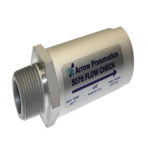 TEXAS PNEUMATIC TOOLS 5076 Air Flow Check Valve, Male, 3/4 Inch Size, 100 CFM | CD9GGX