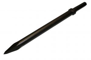 TEXAS PNEUMATIC TOOLS 1183 Moil Point, Hex Shank, Oval Collar, 12 Inch Size | CD9FJY