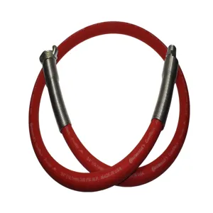 TEXAS PNEUMATIC TOOLS HWA6-CF/411 Hose Whip, Crowfoot to Hose End, 6 Feet Length, 3/4 Inch MPT | CD9MQP