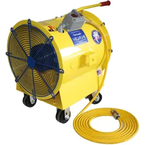 TEXAS PNEUMATIC TOOLS MC-18-TEFC-220 Man Cooler with TEFC Electric Motor, 230V, 18 Inch | CD4CTN