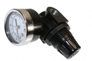 TEXAS PNEUMATIC TOOLS R162G Mini Regulator with Gauge, 25 Max Cfm, 1/4 Inch NPT | CD9PCD