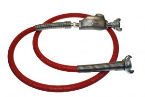 TEXAS PNEUMATIC TOOLS TX-0HW Hose Whip, Crowfoot Fitting, 1/2 Inch Size | CD9QWE