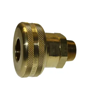 TEXAS PNEUMATIC TOOLS TX-2BM2-B Coupling, Push Type, 1/4 Inch Socket, Brass, 1/4 Inch MPT | CD9RMJ