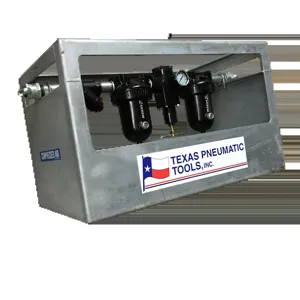 TEXAS PNEUMATIC TOOLS TX-3/4HF-FRL FRL with Cage, Galvanized, 3/4 Inch Size | CD9RNX