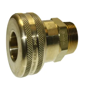 TEXAS PNEUMATIC TOOLS TX-3BM4-B Coupling, Push Type, 3/8 Inch Socket, Brass, 1/2 Inch MPT | CD9RRC