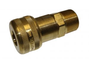 TEXAS PNEUMATIC TOOLS TX-4BM6-B Coupling, Push Type, 1/2 Inch Socket, 3/4 Inch MPT | CD9RVA