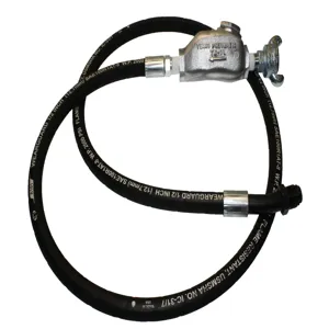 TEXAS PNEUMATIC TOOLS TX-4HW-HYD Hose Whip, Bent Swivel, 1/2 Inch MPT | CD9RVZ