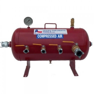 TEXAS PNEUMATIC TOOLS TX-5AMF Air Manifold, ASME Tank Style Manifold, 60 Gallon | CD4CVR