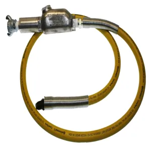 TEXAS PNEUMATIC TOOLS TX-8HHW-F-1/2 Hose Whip, Bent Swivel, 1/2 Inch Hose, 1/2 Inch MPT | CD9RZW