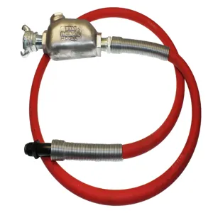 TEXAS PNEUMATIC TOOLS TX-8HW-AKF Hose Whip, Bent Swivel, 1/2 Inch Hose, Thread 7/8-24 Inch | CD9TAA