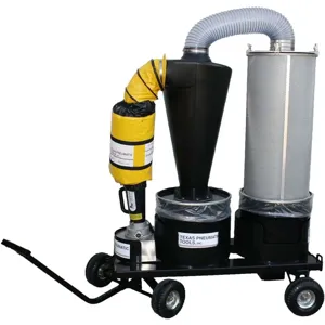 TEXAS PNEUMATIC TOOLS TX-DCS3 Dust Collection System with Cart, 3 Inch | CD4CWM