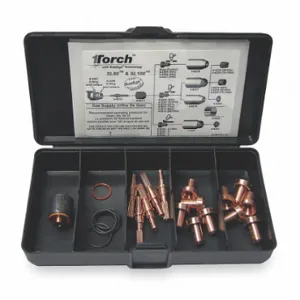 THERMAL DYNAMICS 5-2551 Plasma Torch Consumable Kit, SL100/SL60, 40 A | CU6KYH 3JXH1