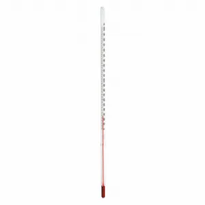 THERMCO ACC637S Liquid Inch Size Glass Thermometer, 280 mm Length. x 76 mm I mmersion, NIST | CU6KZK 5ZPG7