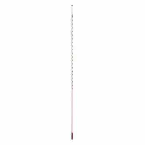 THERMCO ACC639S Liquid Inch Size Glass Thermometer, 405 mm Length. x 125 mm I mmersion, NIST | CU6KZM 5ZPG9