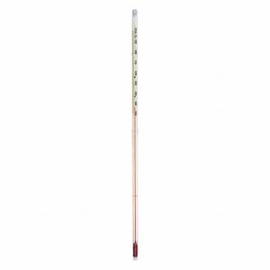 THERMCO ACC711SSC Liquid Inch Size Glass Thermometer, Safety Coated, 305 mm Length. x 76 mm I mmersion, NIST | CU6KZY 5ZPG0