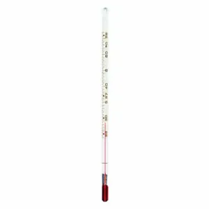 THERMCO ACC715S Liquid Inch Size Glass Thermometer, 175 mm Length. x 35 mm I mmersion, NIST | CU6LAA 5ZPF5