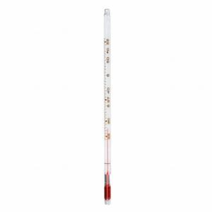 THERMCO ACC715SSC Flüssigkeits-Glasthermometer in Zollgröße, sicherheitsbeschichtet, 175 mm Länge. x 35 mm I mmersion, NIST | CU6KZT 5ZPF6