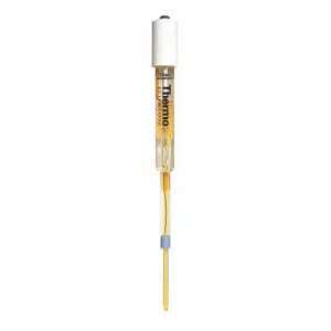 THERMO FISHER SCIENTIFIC 8220BNWP pH Electrode, pH Electrode, pH, 0-100C, 0 Deg to 100 Deg C, Glass, BNC, Bulb, 2.5 mm Dia | CU6LGC 6PXX1