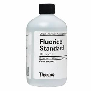 THERMO FISHER SCIENTIFIC 940907 ISE Calibration Standard, Fluoride, 100 ppm, 100ppm as F, 475 mL | CU6LHN 6GNL2