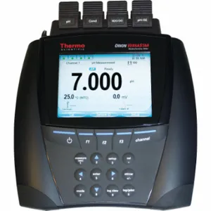 THERMO FISHER SCIENTIFIC VSTAR92 VERSA STAR BT Meter, -2 to 20, 5 point, pH/Cond/DO/ISE, Auto Temp Compensation, AC | CU6LFQ 12L893