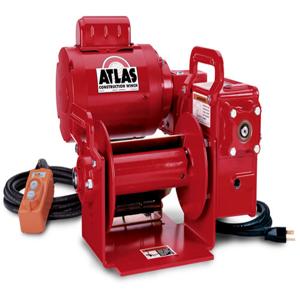 THERN 4WP2TC-2000-8 Portable Power Winch With 5.5 Inch Drum, Brake, 1.3 Hp, 115 VAC | CY3KPG