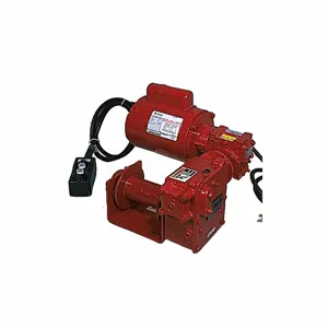 THERN 4WP2TC-2000-8 Portable Power Winch With 5.5 Inch Drum, Brake, 1.3 Hp, 115 VAC | CY3KPG