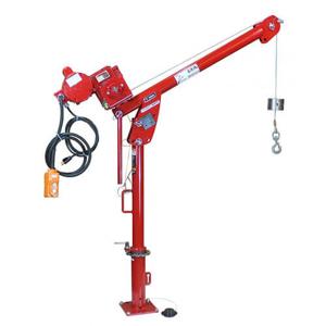 THERN 5PF5S-M3 Portable Davit Crane, Up To 850 Lbs., Spur Gear Hand Winch, Stainless Steel | CY3KXR