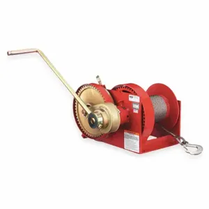 THERN M452B Hand Winch Spur Gear With Brake 4000 Lb. | AC8TKY 3DNZ7