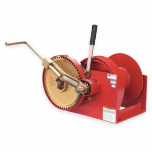 THERN M492B Hand Winch Spur Gear With Brake 10000 Lb. | AC8TKU 3DNZ3