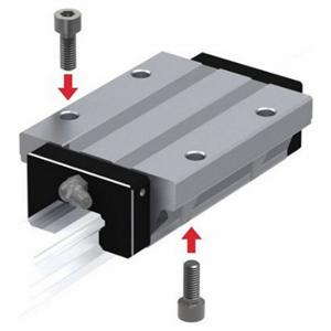 THK HSR25LC1SS Linear Guide Carriage, HSR-LC, 23 mm Rail Wd, Long Flanged Carriage | CU6LKM 800Y77