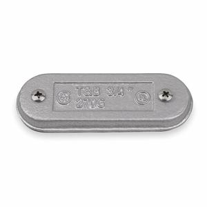 THOMAS & BETTS 170S Conduit Access Fitting Cover, Steel, Chromate Coated/Zinc Plated, 1/2 Inch Size | CH9YLR 2LUU4