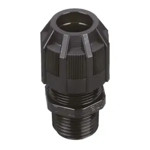 THOMAS & BETTS 2940NM Liquid Tight Cord Connector, Nylon, 1 Inch MNPT, 0.31 To 0.56 Inch Cord Dia., Black | BK8WDH 2DDJ2