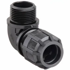 THOMAS & BETTS 4970NM Liquid Tight Cord Connector, Nylon, 3/4 Inch MNPT, 0.13 To 0.38 Inch Cord Dia., Black | CJ2TGC 2DDL3