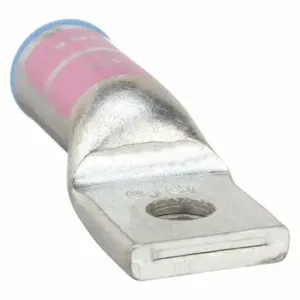 THOMAS & BETTS 60118 One-Hole Lug Compression Connector, 2 AWG Cable Size, Pink, 2.13 Inch Length | CJ2YMG 3LM86