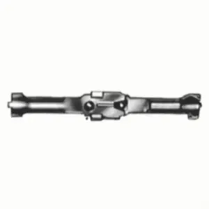 THOMAS & BETTS B14-D Compression Lug, 1 Hole, Long Barrel, Gray, Copper, #10-1 AWG Wire | BK9CLZ