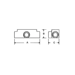 THOMAS & BETTS CITA-4 Ring Terminal, Non-Insulated, 22-16 AWG Wire, 5/16 Inch Bolt | BK9EDU