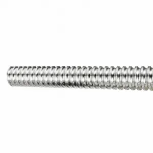 THOMSON 190-9102CTL72 Precision Ball Screw, Right Hand, 4 Starts, 1 Inch Ball Screw Dia, 72 Inch Length | CU6LUE 2LGF6