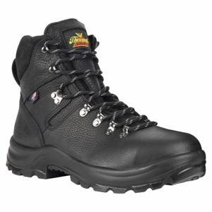 THOROGOOD SHOES 804-6365 D 9.5 Six Inch Black Work Boot, Oil-Resistant Sole, D, 9 1/2, 1 Pr | CU6LXP 785DX0